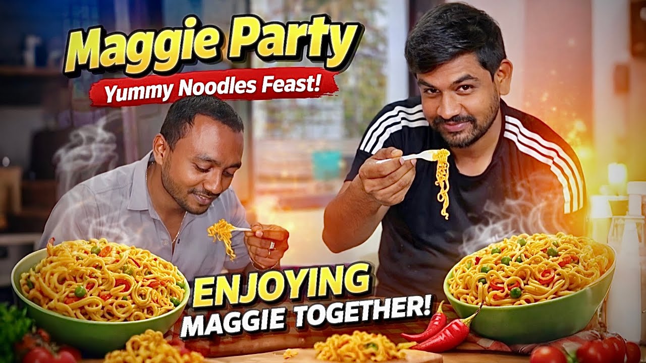 Weekend Maggie Party 😋 | Friends Fun Vlog 2026 | We Cooked Maggie Noodles 