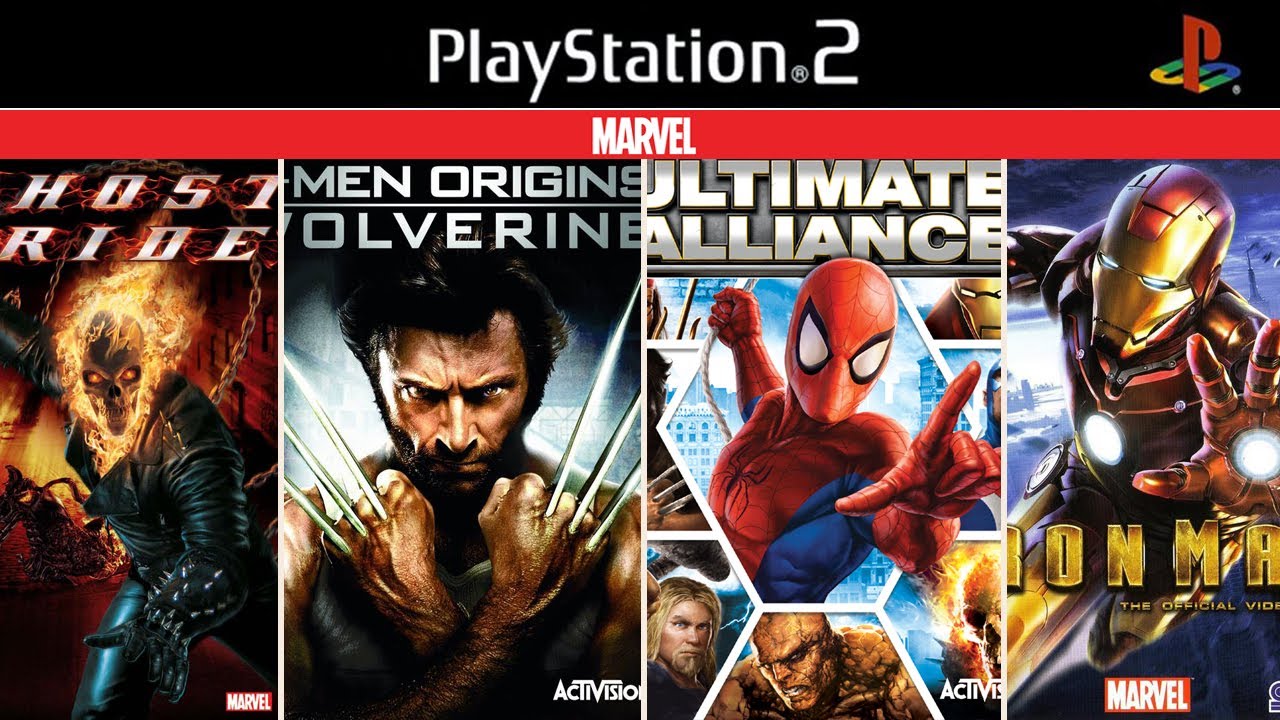 Marvel Super Heroes Games for PS2
