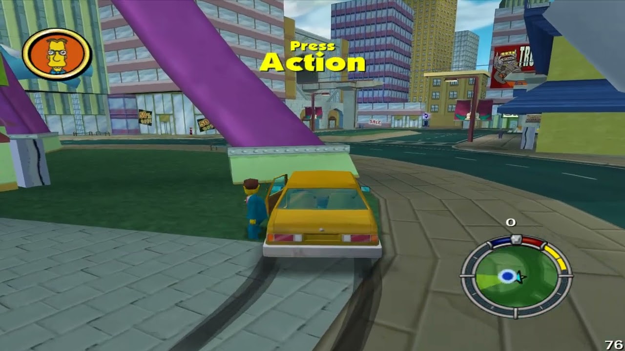 The Simpsons Hit & Run mod: Yellow Shift PART 2