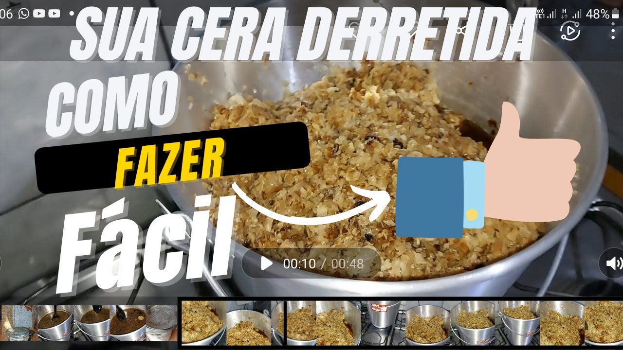COMO DERRETER CERA DE ABELHAS APIS FACIL.