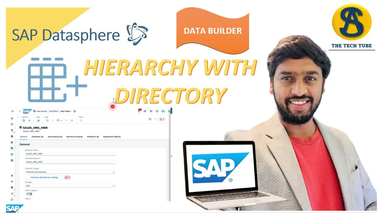 25. Иерархия с каталогом | Конструктор данных | SAP Datasphere #sap #datanalytics #datawarehouse