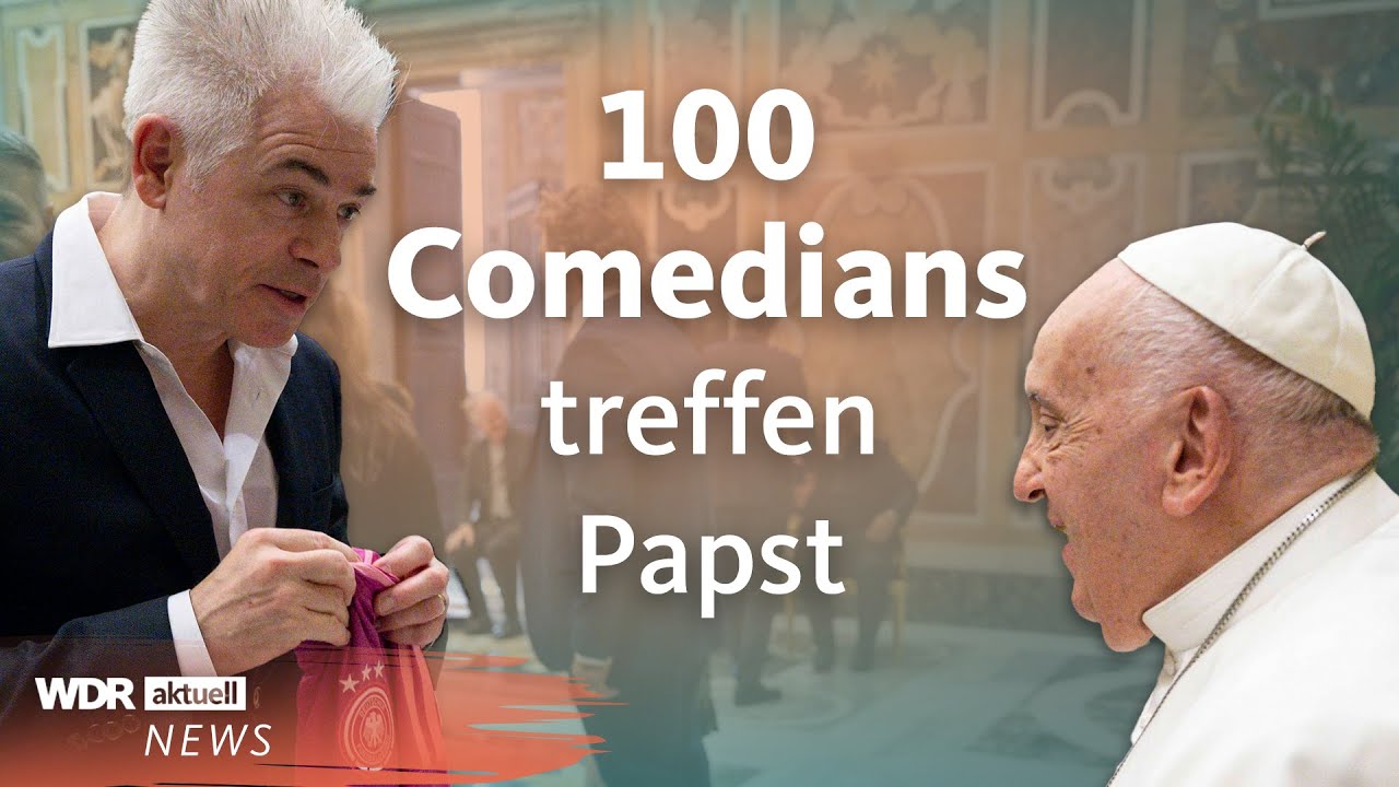 Papst Franziskus l&auml;dt &uuml;ber 100 Comedians zu Audienz im Vatikan ein | Aktuelle Stunde