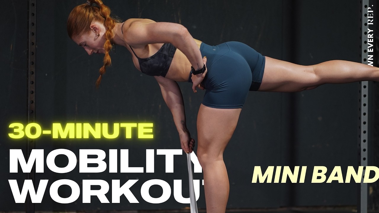30 Min. Mobility Workout w/ Mini Band |&nbsp;Full Body, Intermediate |&nbsp;No Talking