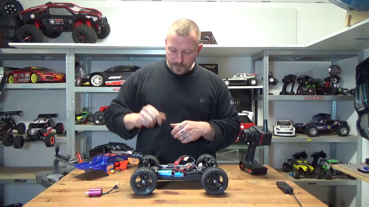 Deutsch Losi mini 8ight truggy mit bigblock brushless