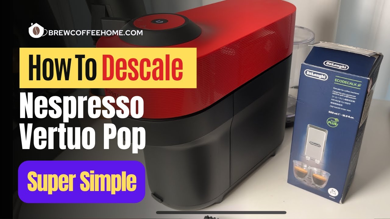 Как очистить Nespresso Vertuo Pop от накипи — очень простое руководство