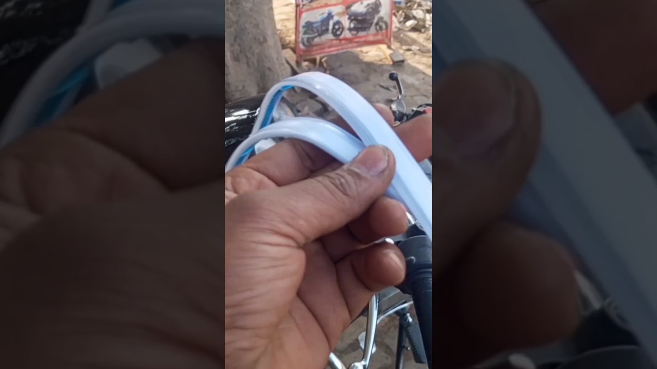 alloy wheel running light installation for Hero Splendor Plus bike 🔥