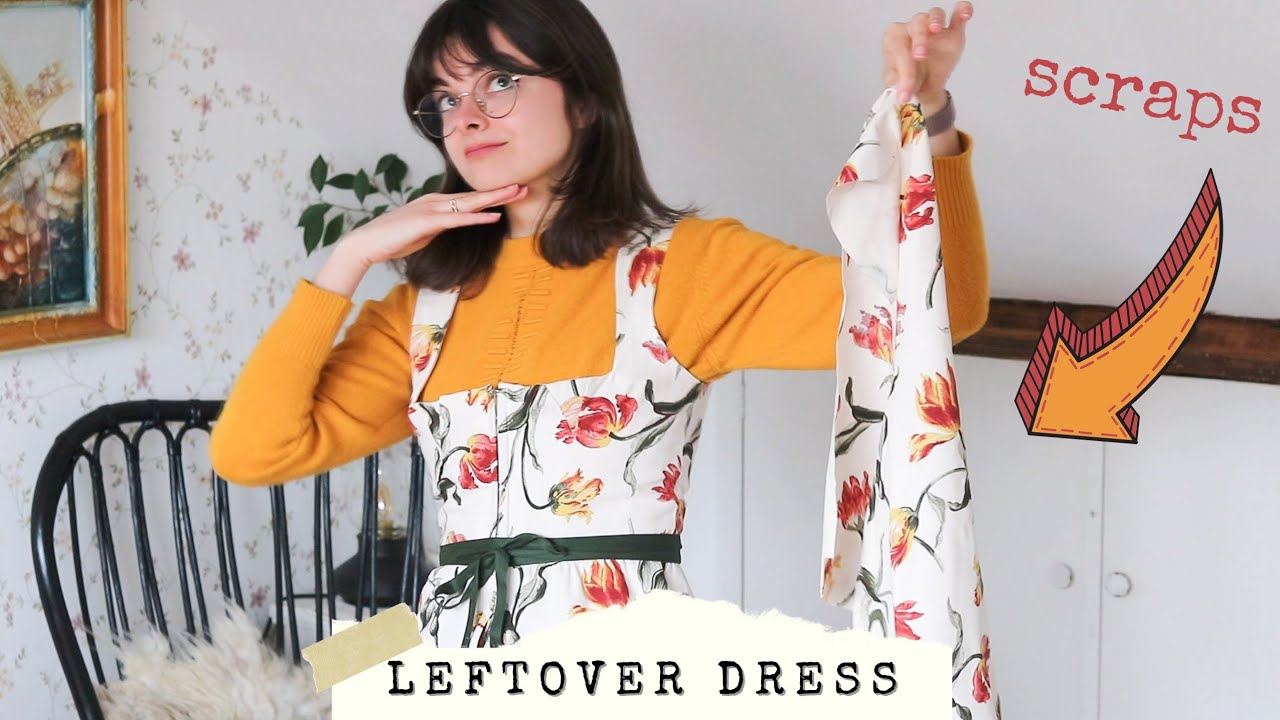 Stash Busting Time! 🌷Making A Dress Out Of Scrap Fabric