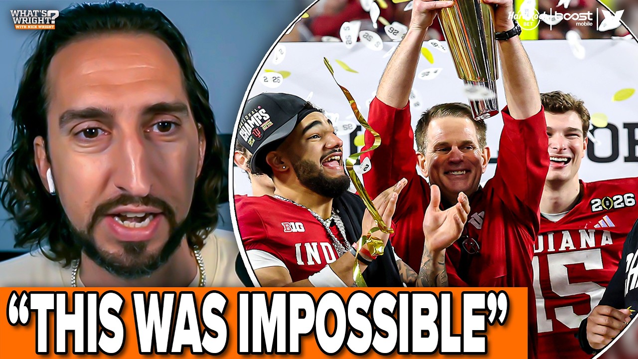 Nick Wright REACTS: Indiana's ALL-TIME college football title vs. Miami, Cignetti's CRAZY turnaround