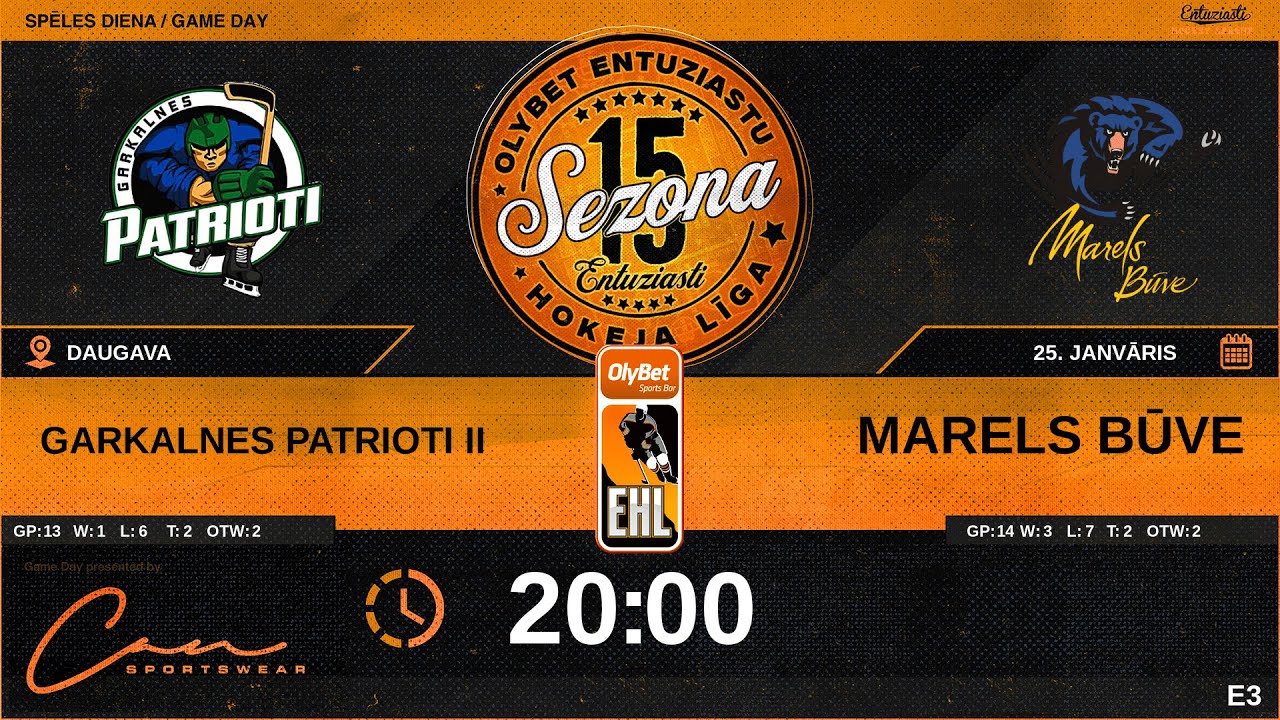 2026 01 25 | GARKALNES PATRIOTI II (GP2) - MARELS BŪVE (MBV) | E3