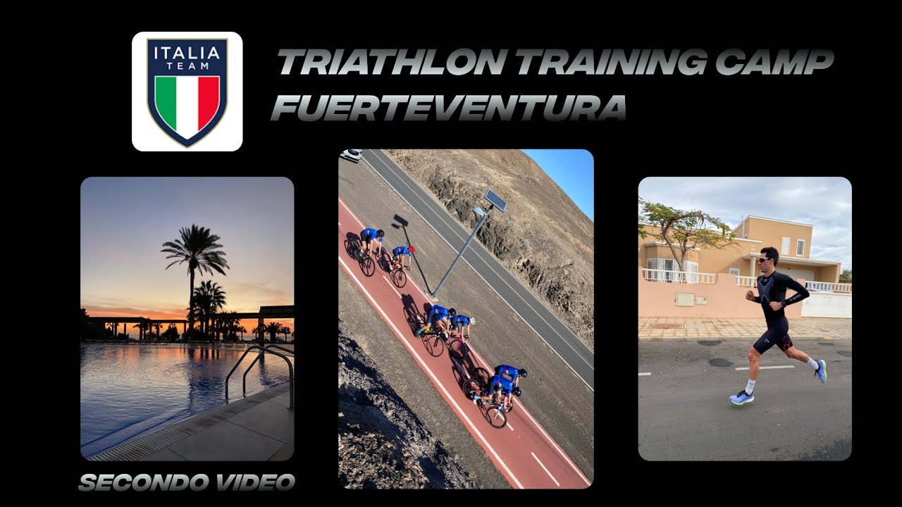 Triathlon training Camp con la Nazionale Italiana a Fuerteventura - 2° video