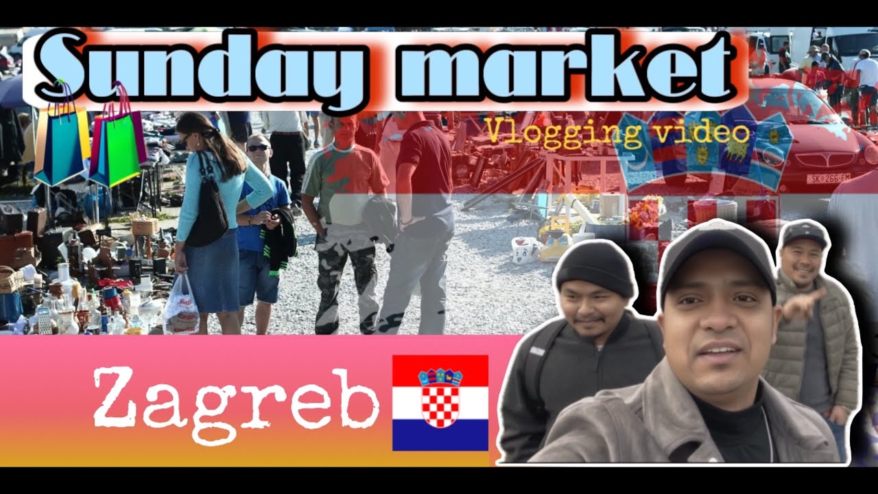 Sunday Market Zagreb, HRELIC FLEA MARKET ZAGREB, CROATIA @Pranuvab_Tube11