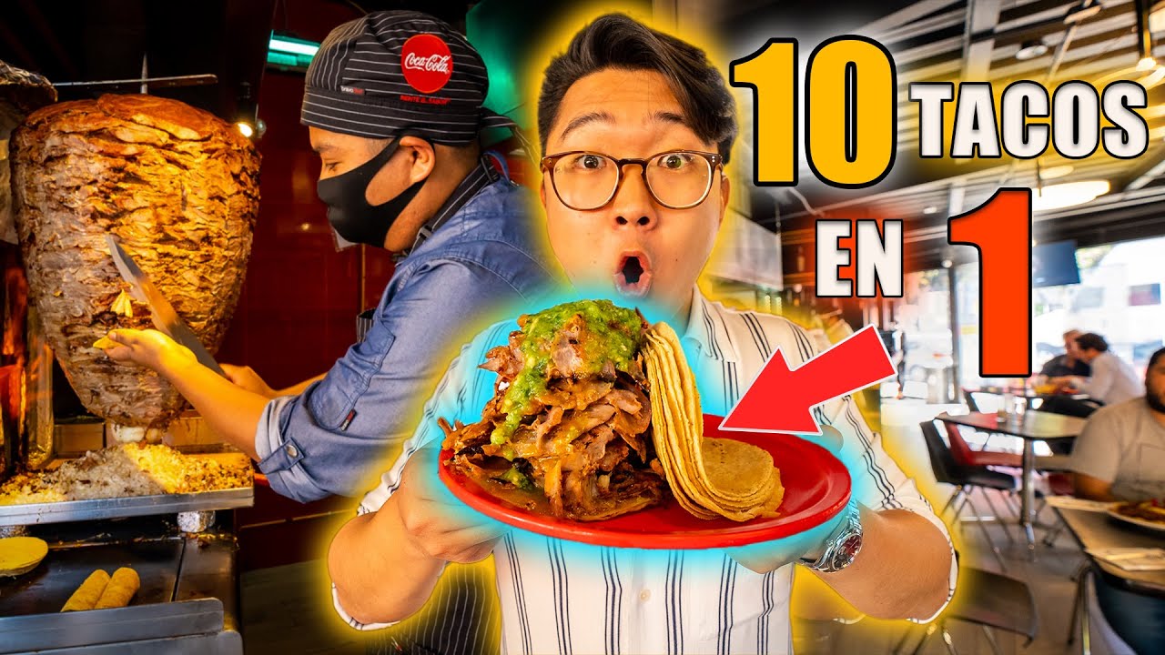 TACO AL PASTOR con MUCHA CARNE