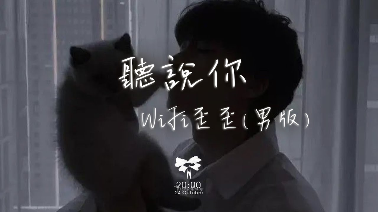 WiFi 歪歪 - 聽說你(男版)「聽說你為他做的 件件是我 曾經求而不得」【動態歌詞】♪