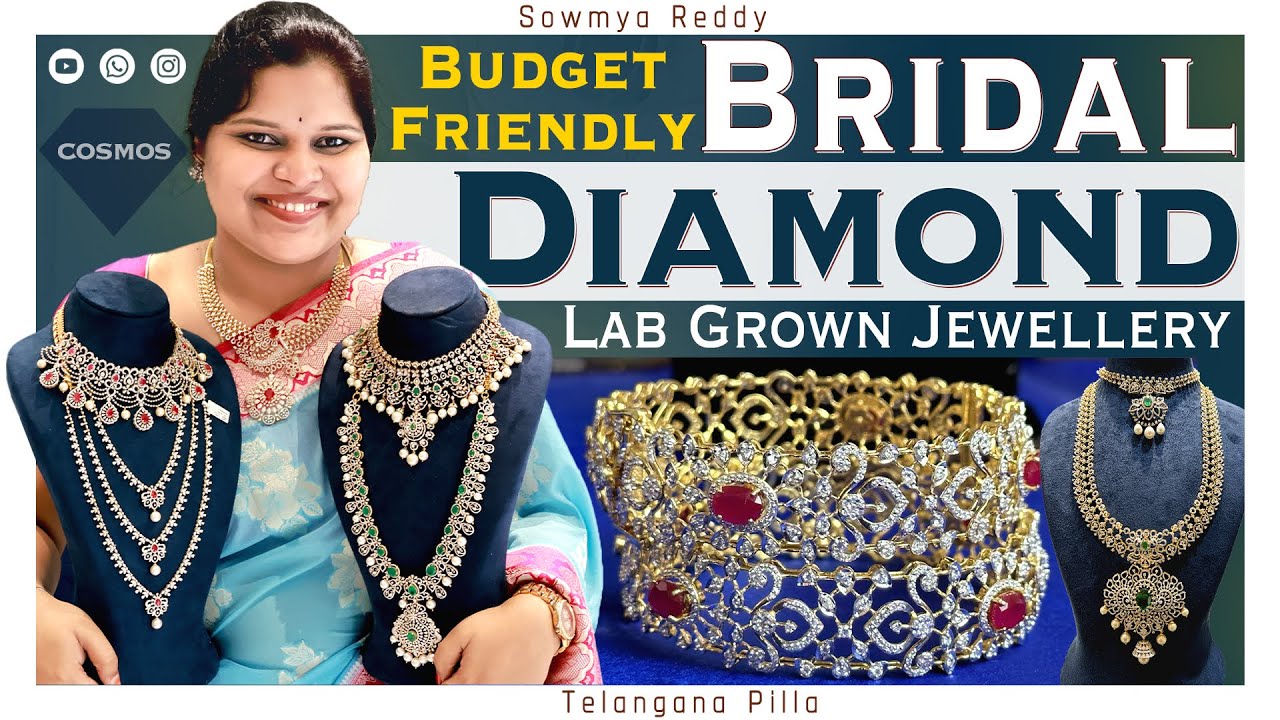 Bridal Diamond Jewellery | Lab Grown Diamonds | Telangana Pilla | budget friendly diamond jewellery