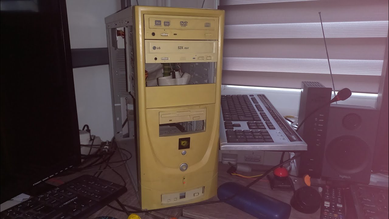 Moja stara obudowa Apogee z płytą główną MSI MS-6340 VER: 3.