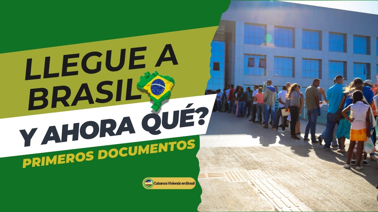 LLegue a Brasil, y ahora qué? Primeros documentos. #emigrarabrasil #cubanosenbrasil