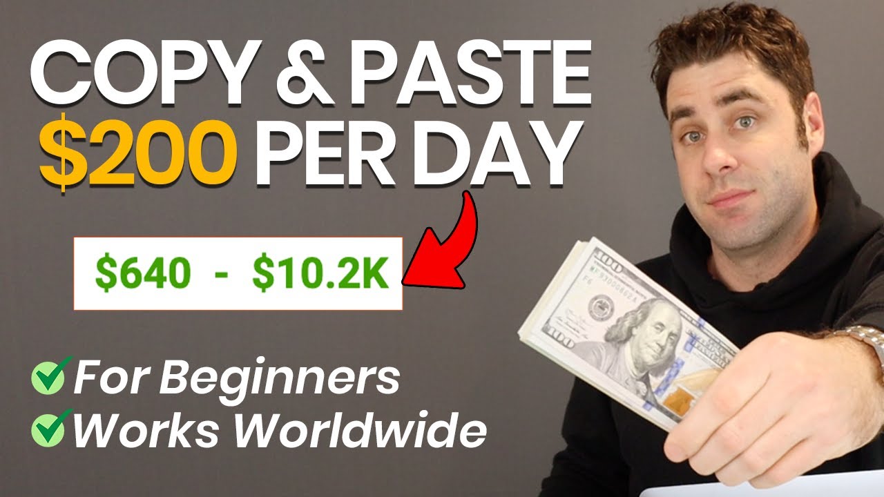 Earn $200 A DAY Online Copy & Pasting Videos For Beginners! (Make Money Online)