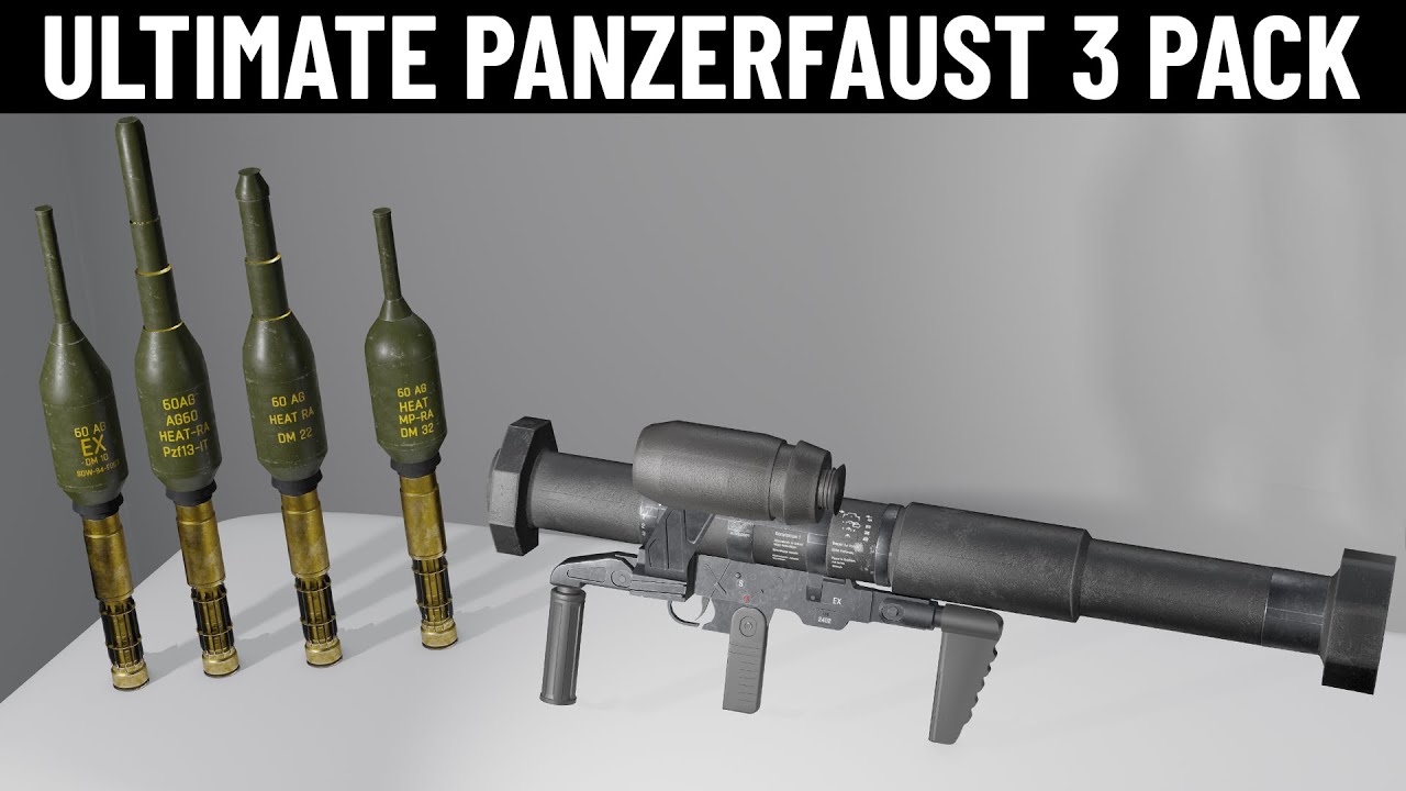Panzerfaust 3 3D Model Showcase