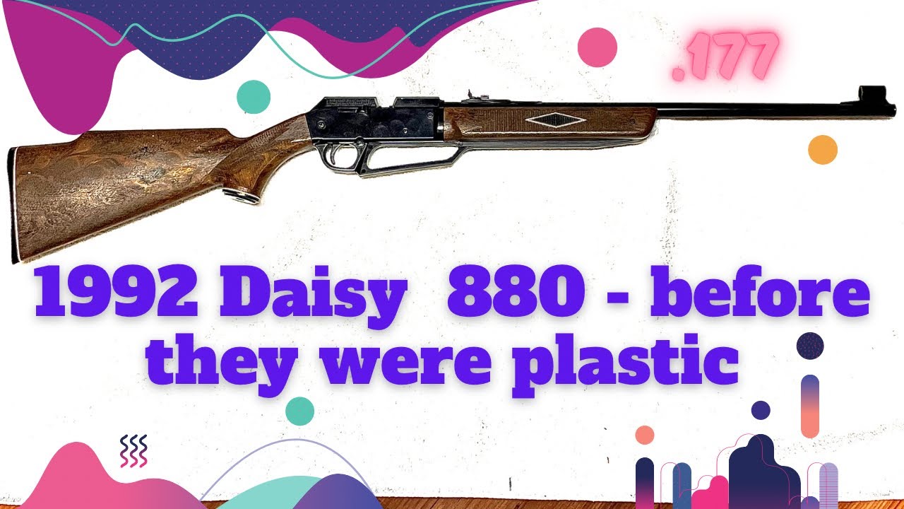 ‘92 Daisy 880 review, shooting test & rear sight issues