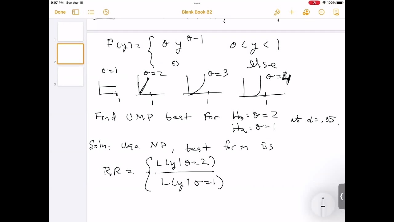 Lecture 18 -Part 1 Neyman-Pearson Lemma