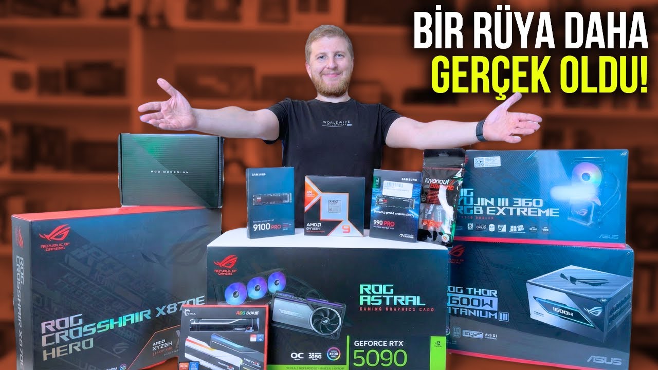 Bir İzleyicimin Daha Rüyasını Gerçekleştirdim: RTX 5090 Astral Sistem Topluyoruz!