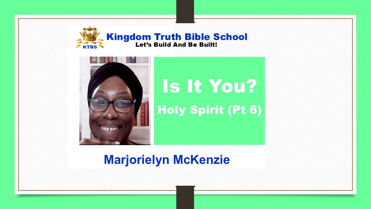 Is It You?  (Holy Spirit Pt 6)
