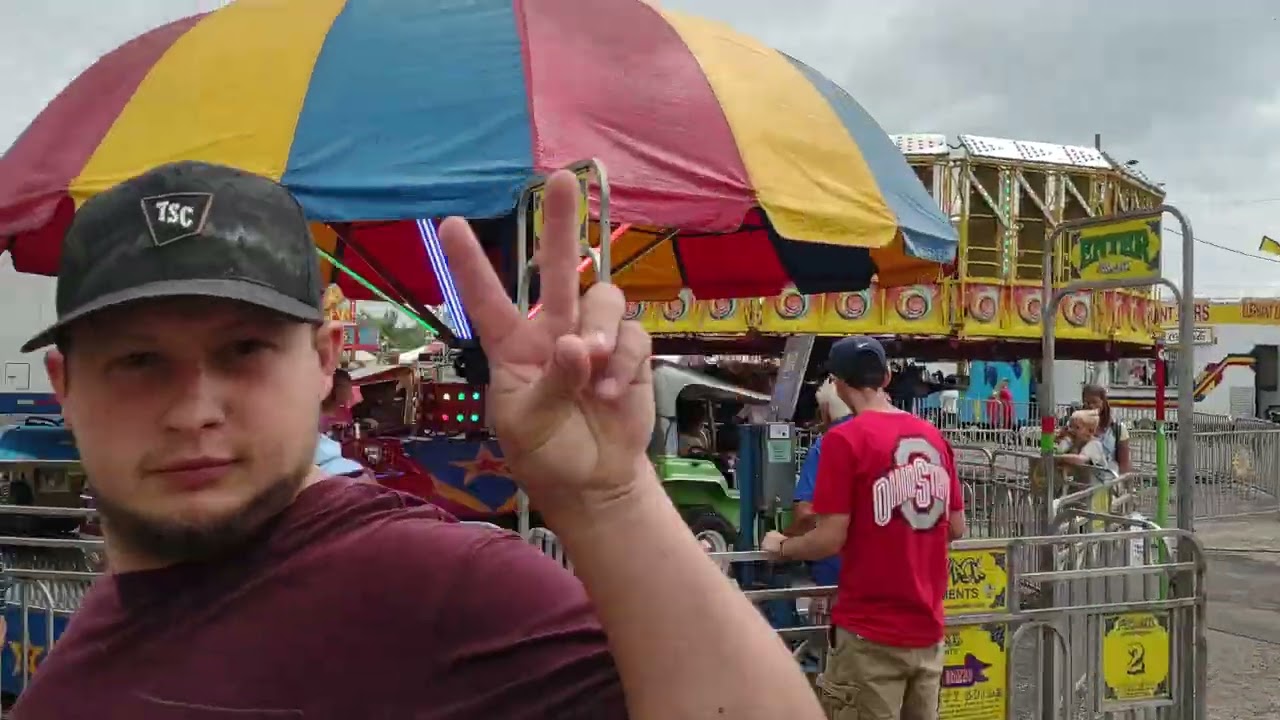 Allen County Fair midway 2022