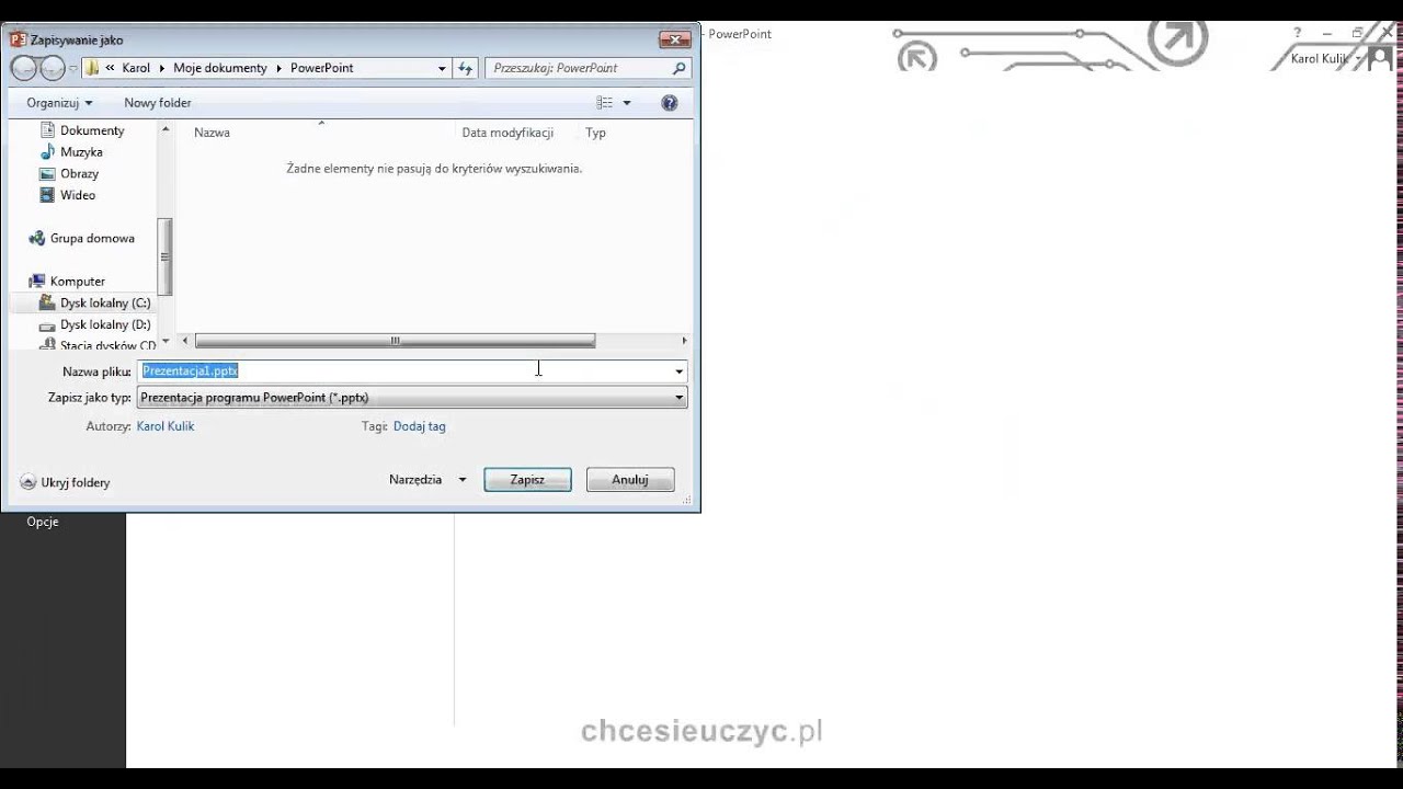 Kurs PowerPoint - [lekcja #1.4] - Ważniejsze opcje