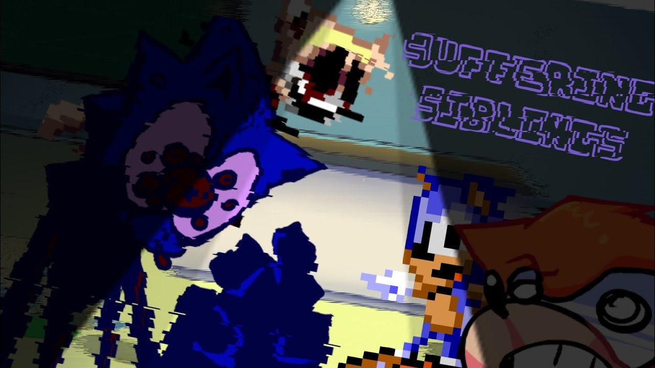 Suffering Siblings but DX and ZALGO vs Pico and sonic [FNF COVER]