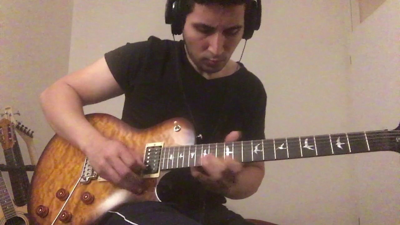 Mohab Omer - Slow ballad guitar solo jam backing trackمهاب عمر جيتارسولو