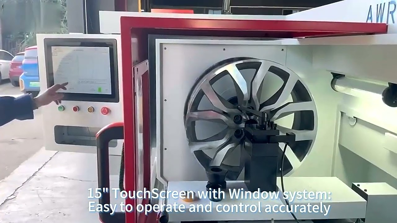 Diamond Cutting Machine AWR-888#automobile #machine #welding #cnc #factory #tools #wheelsrepair