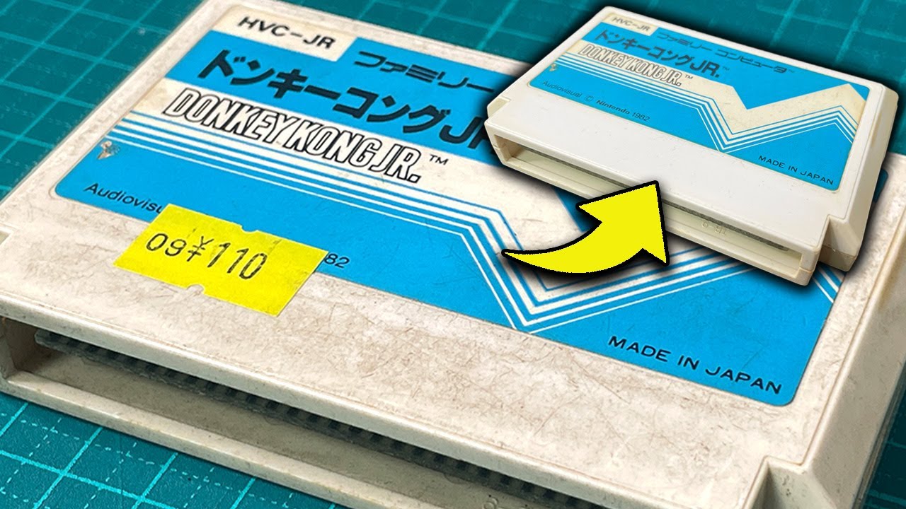 [ファミコンクリーニング]110円で買った汚いカセットをキレイにする
