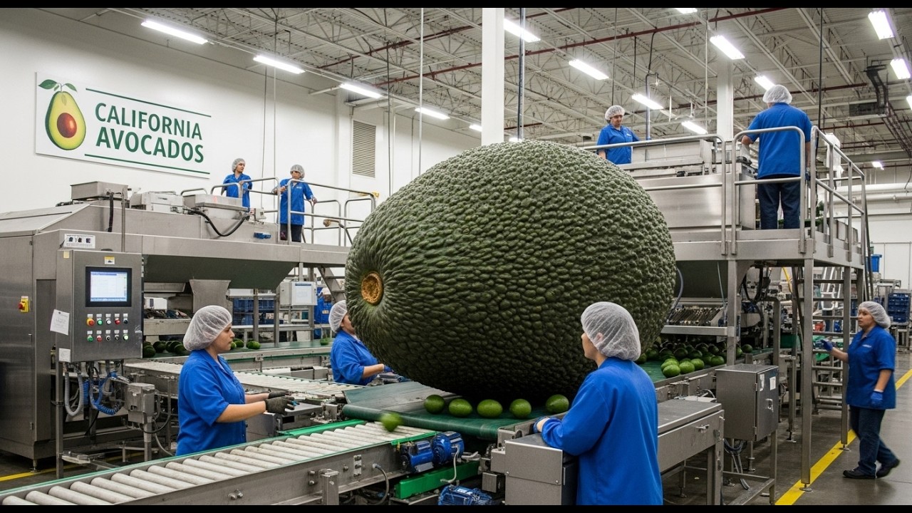 Inside California Avocado Processing Factory Exposed