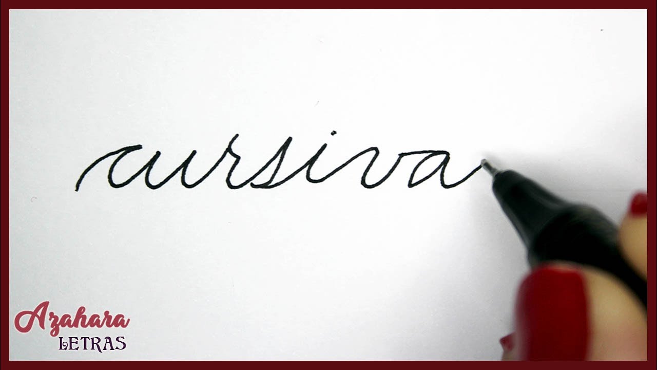 🖊️ Caligrafía Cursiva: Alfabeto, Símbolos y Números