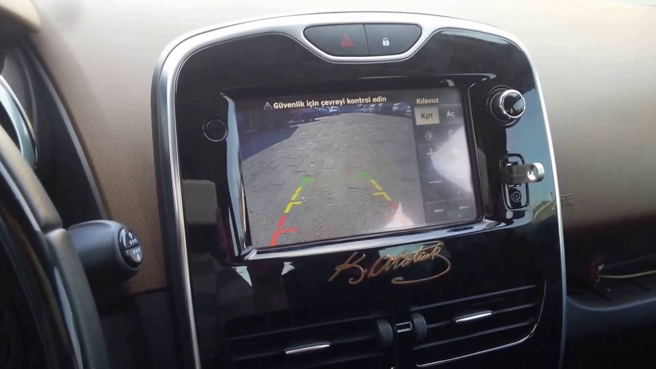 CLIO 4 Orjinal Ekrana Geri G&ouml;r&uuml;ş Kamerası Uygulaması