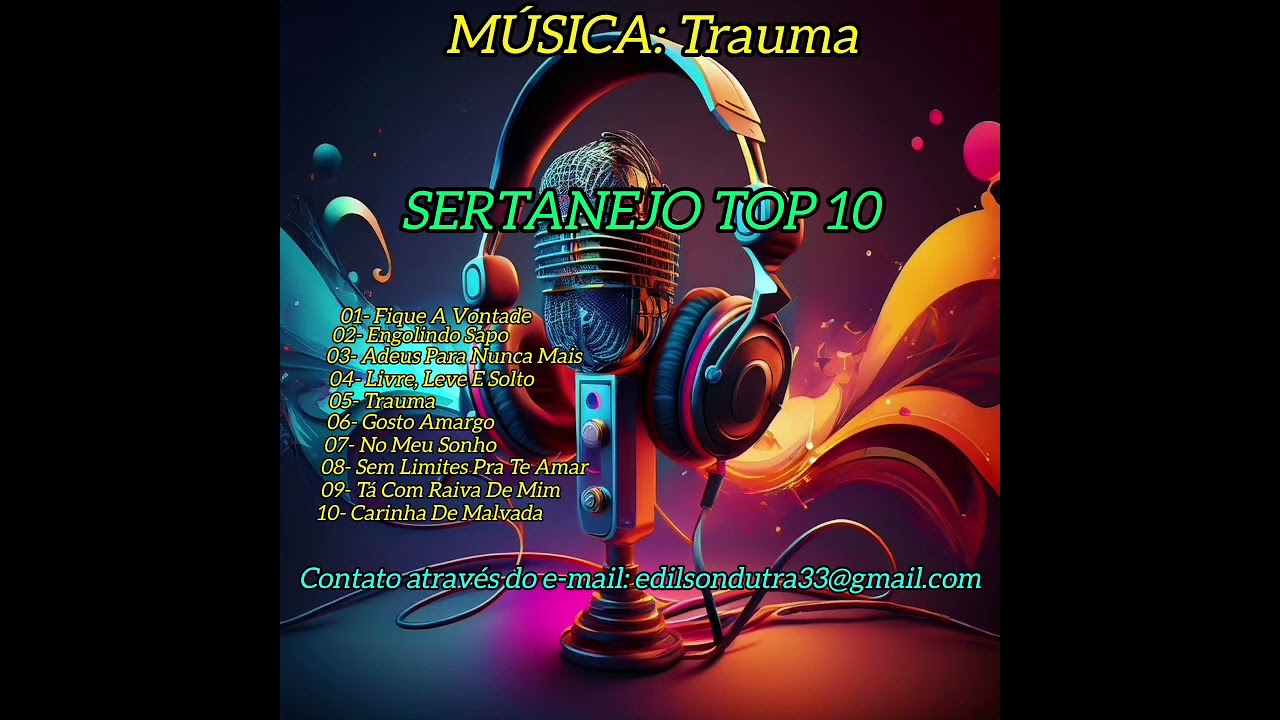Sertanejo Top 10 - Músicas com legendas  (Autorais)