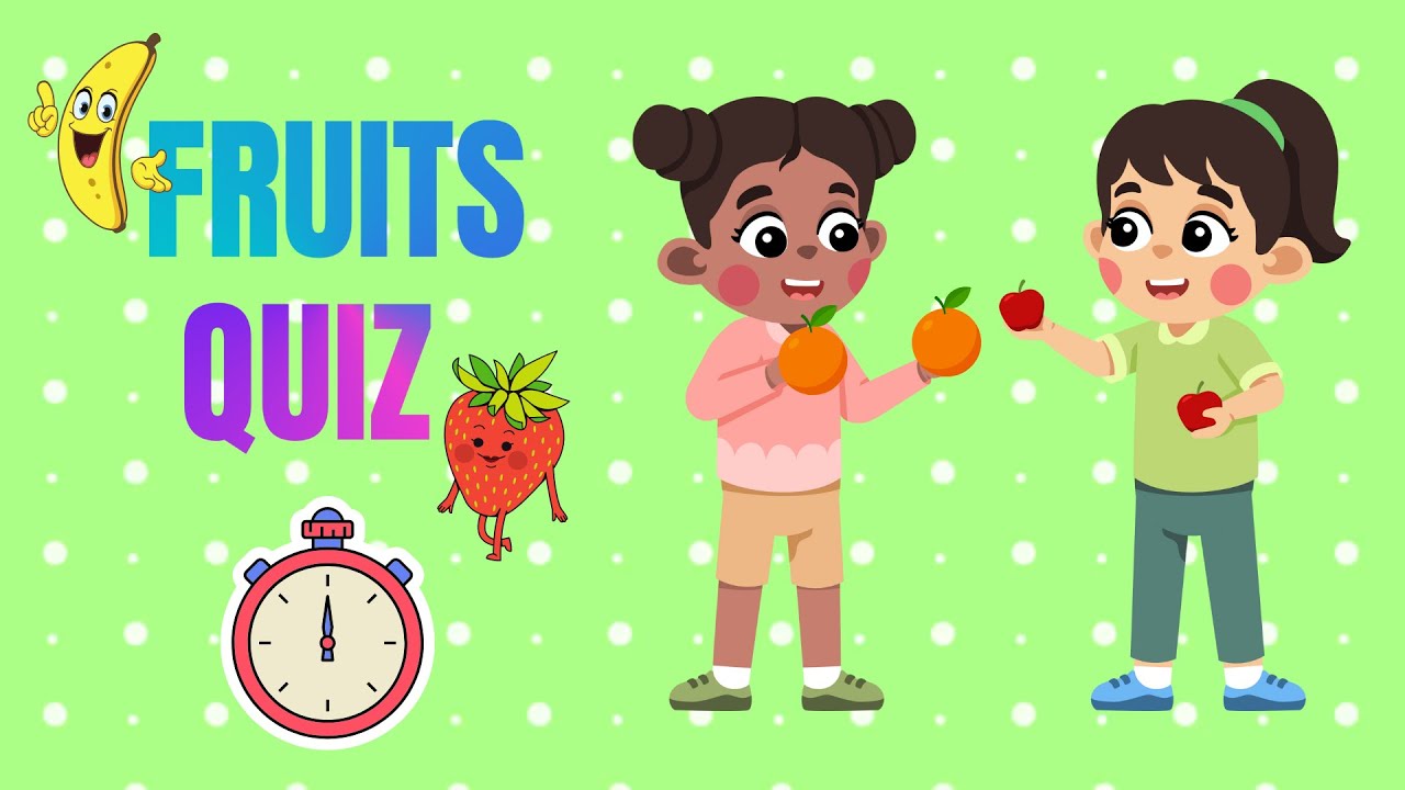 Fruit Quiz Part 2|Learn Fruits#fruit#quiz#cocomelon#kidseducation#apple  #sundayquiz#babyactivity