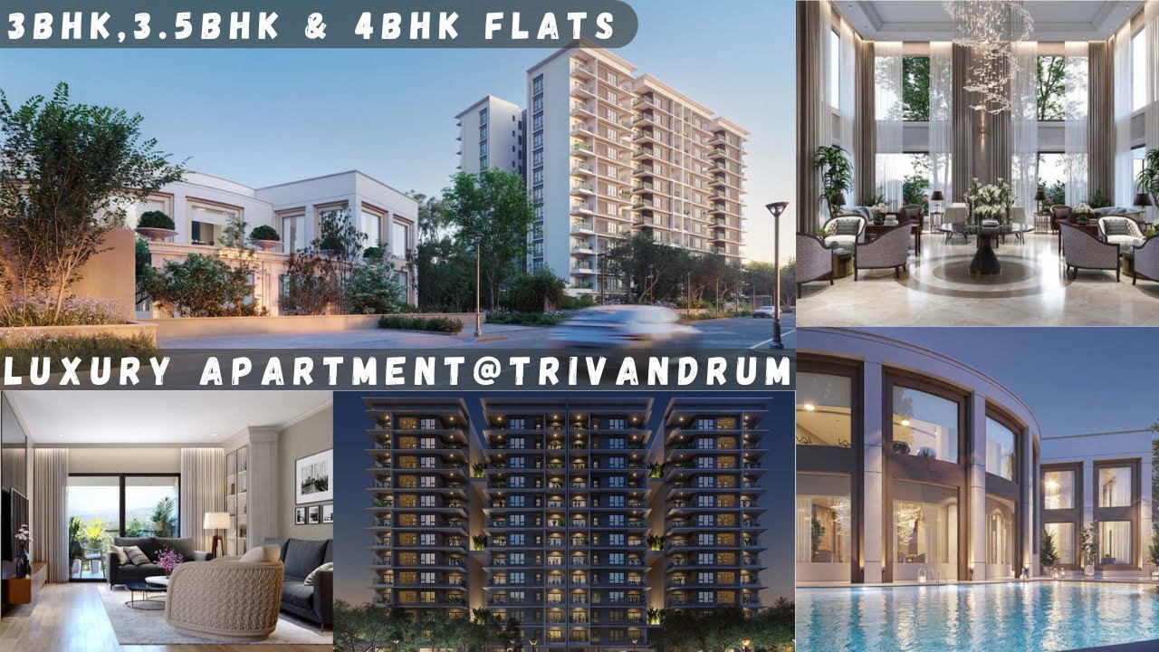 Luxury super quality Flats by Sobha Trivandrum, ആഡംബര ഫ്ലാറ്റ്, Premium Luxury 3 Bhk, 3.5 Bhk, 4 Bhk