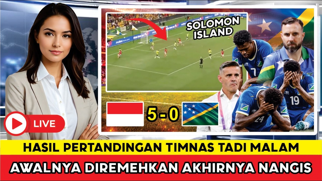 🔴 SEDANG BERLANGSUNG - INDONESIA VS SOLOMON ISLAND | FIFA SERIES 2026 PRE..