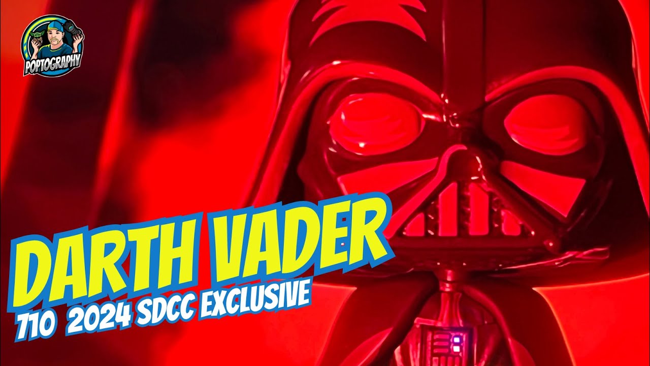 Star Wars Funko Pop! Toy Photography | Darth Vader 710 2024 SDCC Exclusive