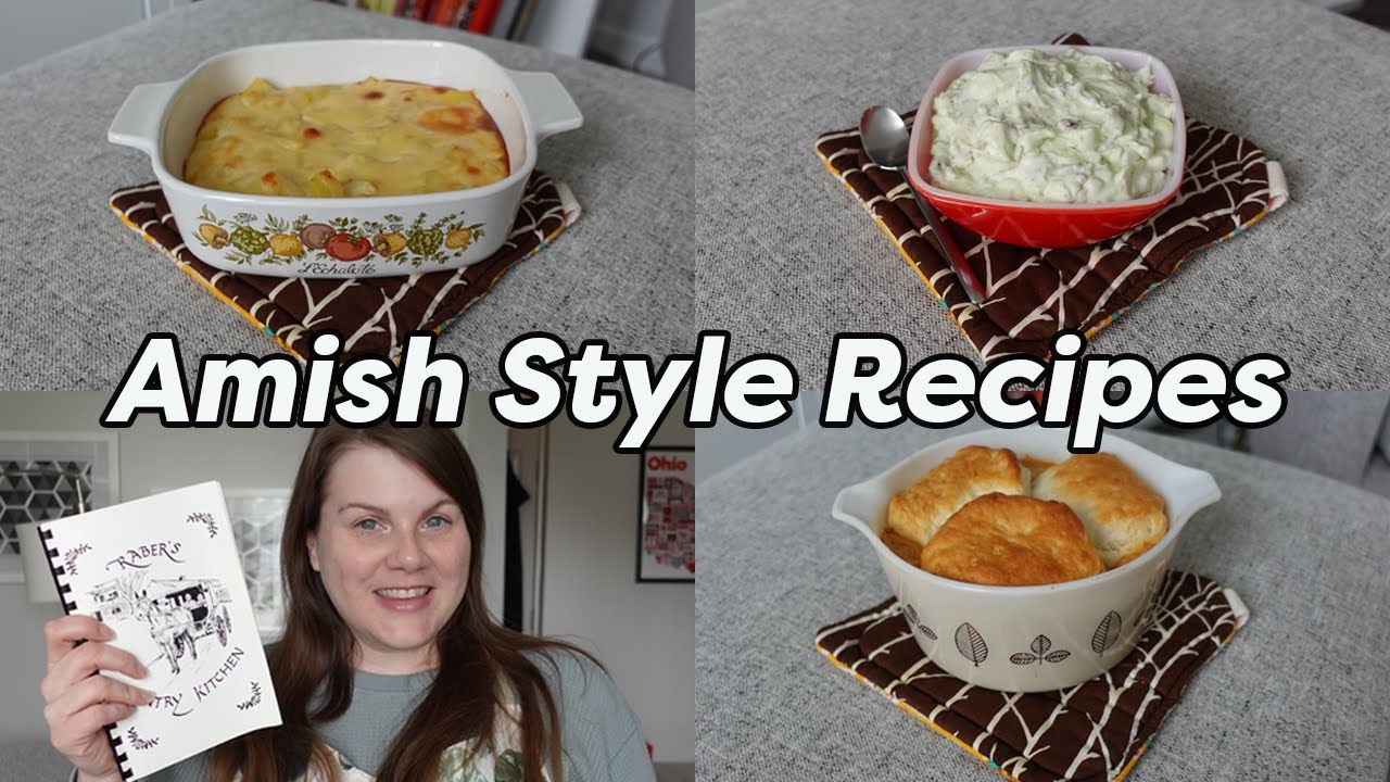 AMISH STYLE RECIPES 🥧 plus a visit to Holmes County Ohio
