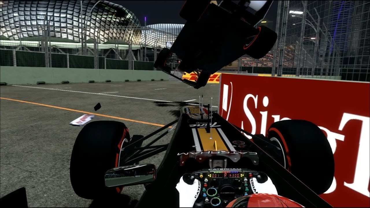 F1 2012 Top Big Crashes 