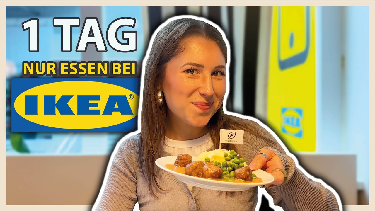 Ein Tag lang essen bei IKEA 🇸🇪🧆🧁