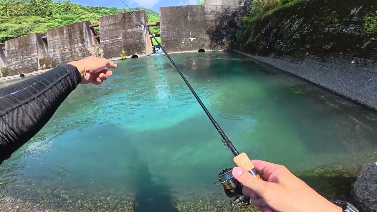 高知県 渓流 ルアー クソ堰堤  