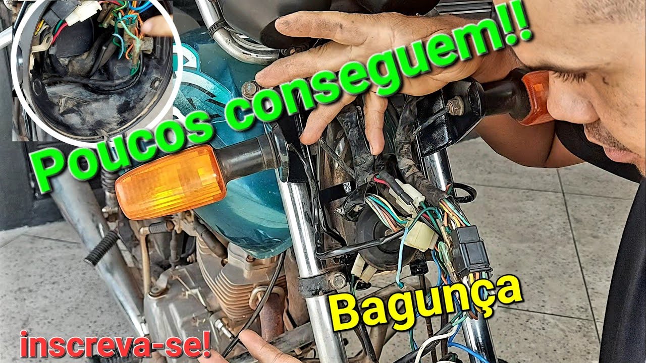 Posição original dos fios do farol poucos conseguem deixar como era