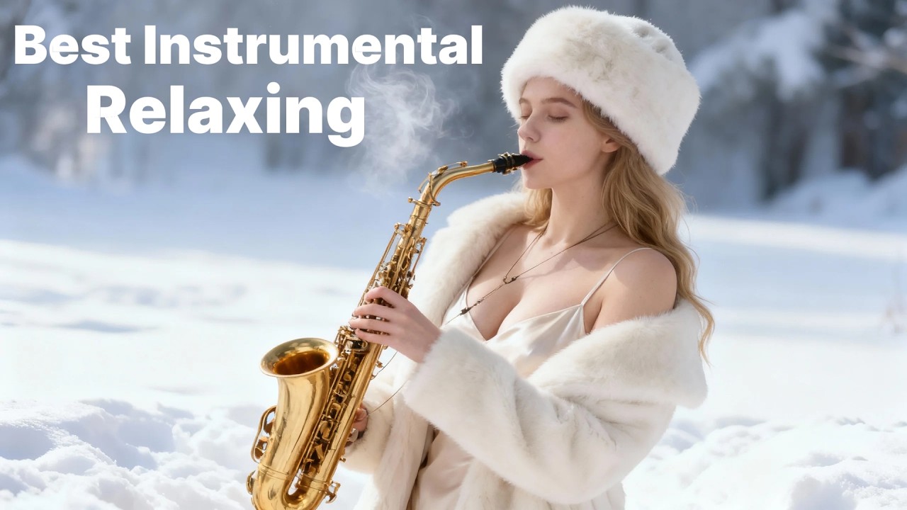 Best Saxophone & Violin Love Songs 🎷🎻 Cozy Cabin Ambience with Saxophone & Violin for Sleep & Study