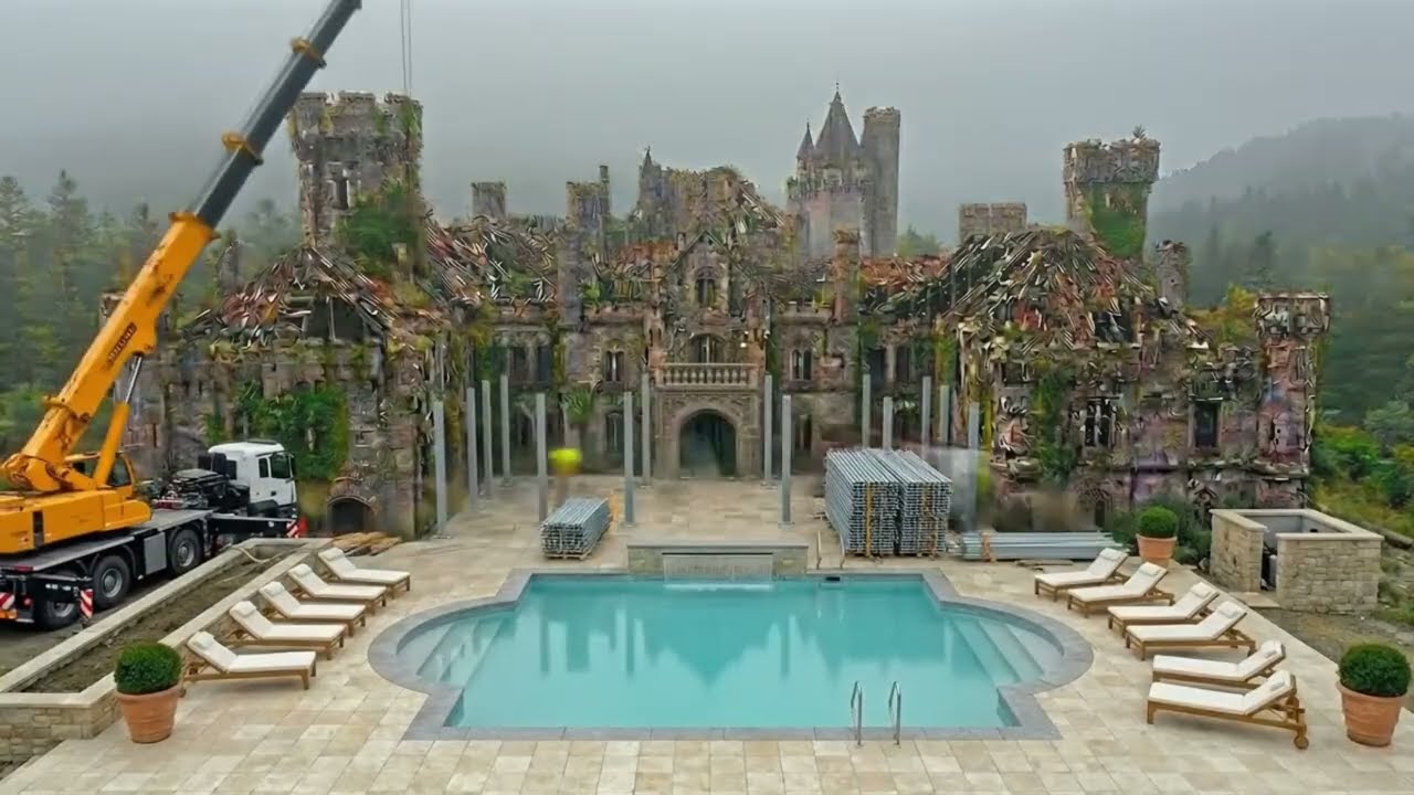 From Abandoned Ruins to a $50 Million Luxury Castle! (Full Restoration)