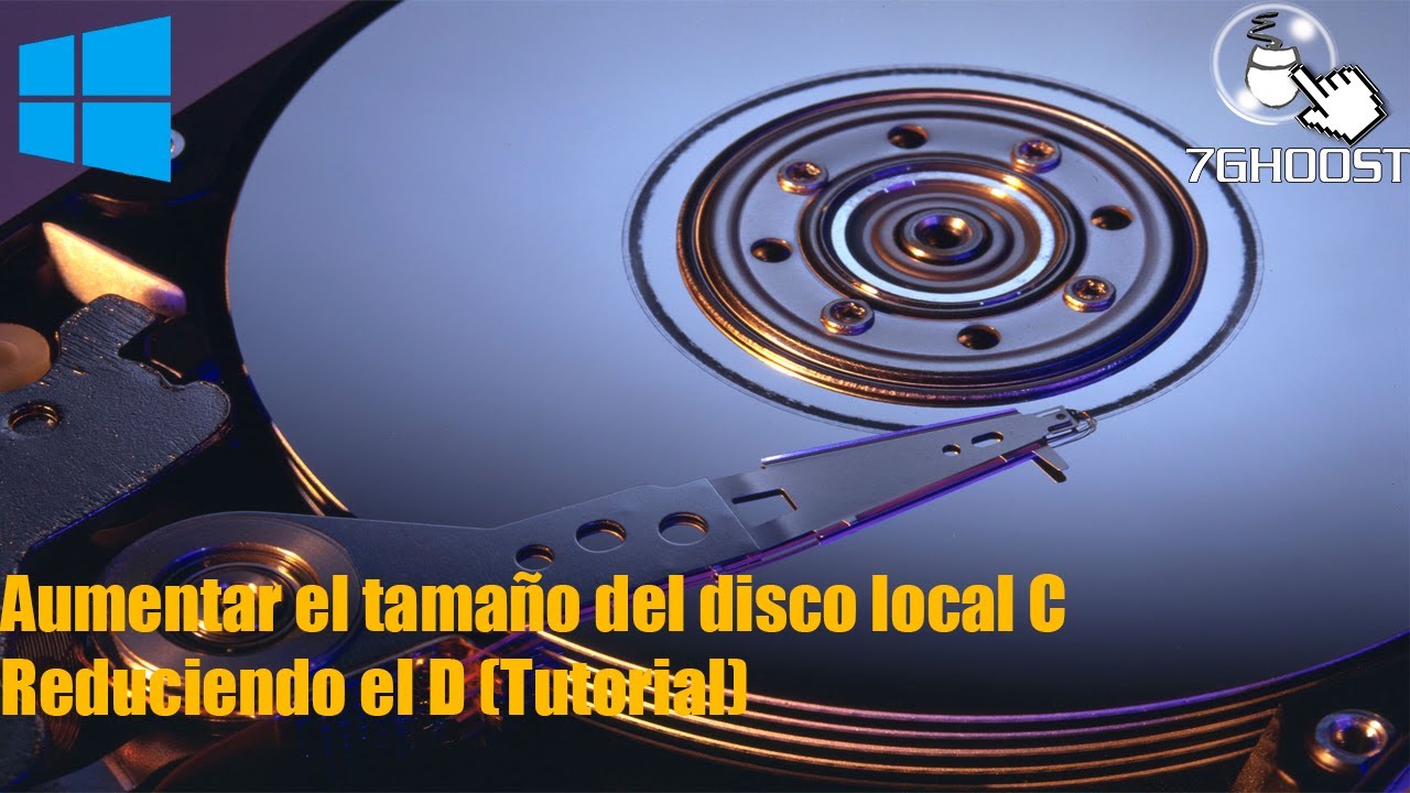 Como Aumentar el tamaño del disco local C reduciendo el D (Bien explicado - Windows)