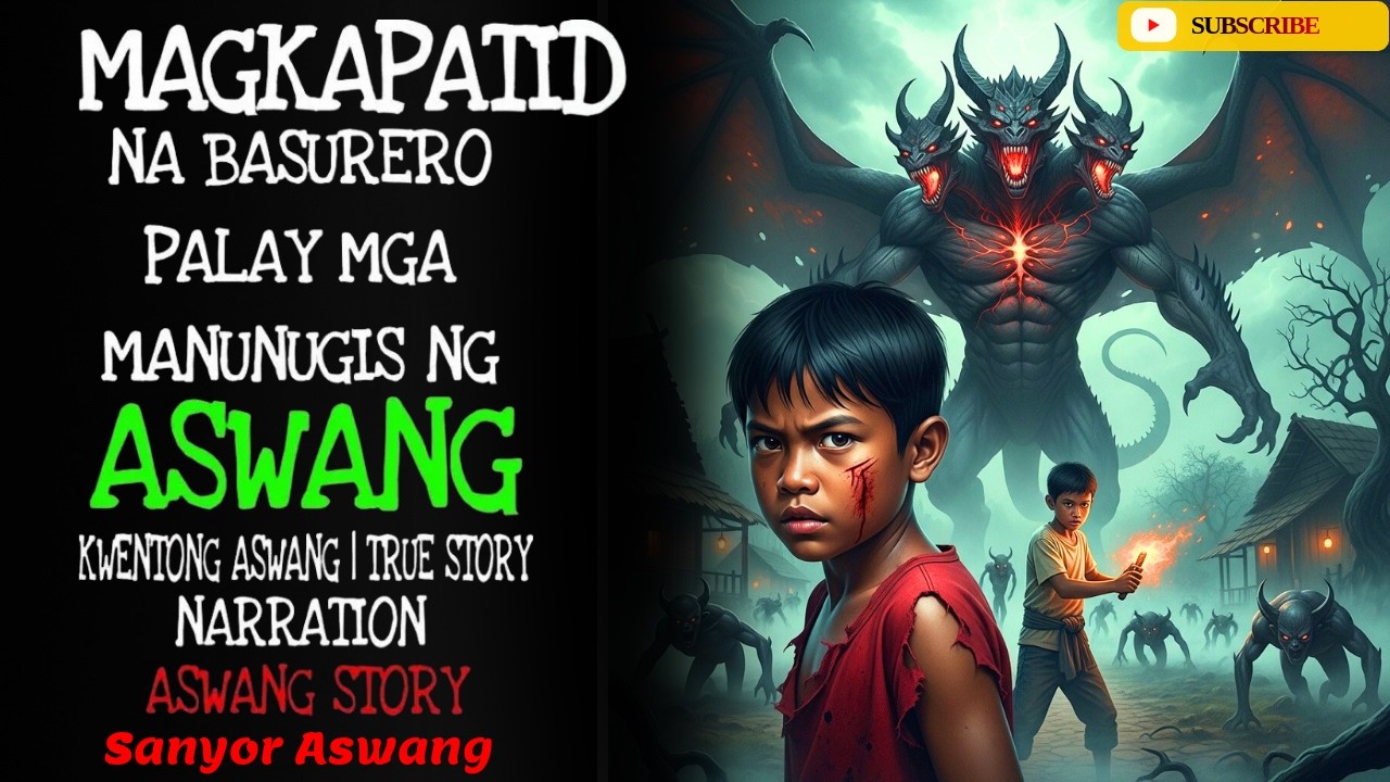MAGKAPATID NA BASURERO PALAY MGA MANUNUGIS NG ASWANG | True Story