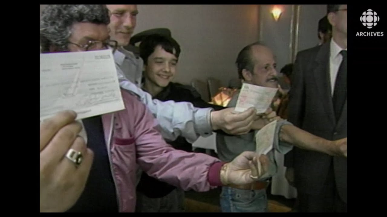 La famille Lavigueur gagne le gros lot du Lotto 6/49 en 1986